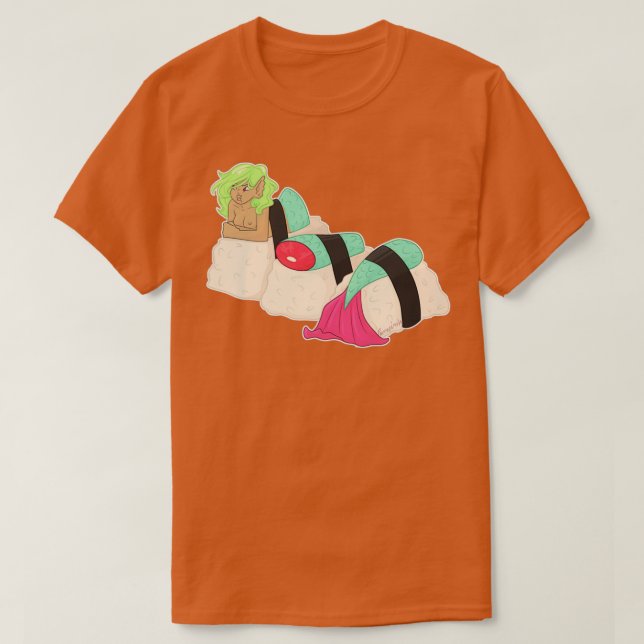 Camiseta Sushi (Diseño del anverso)