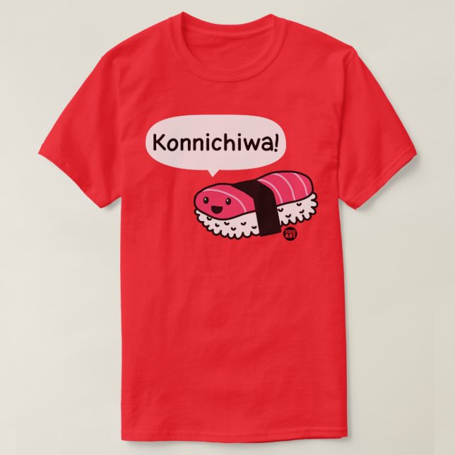 CAMISETA SUSHI (Diseño del anverso)