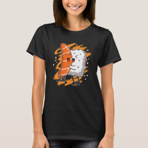 Camiseta Sushi abrazando la comida japonesa