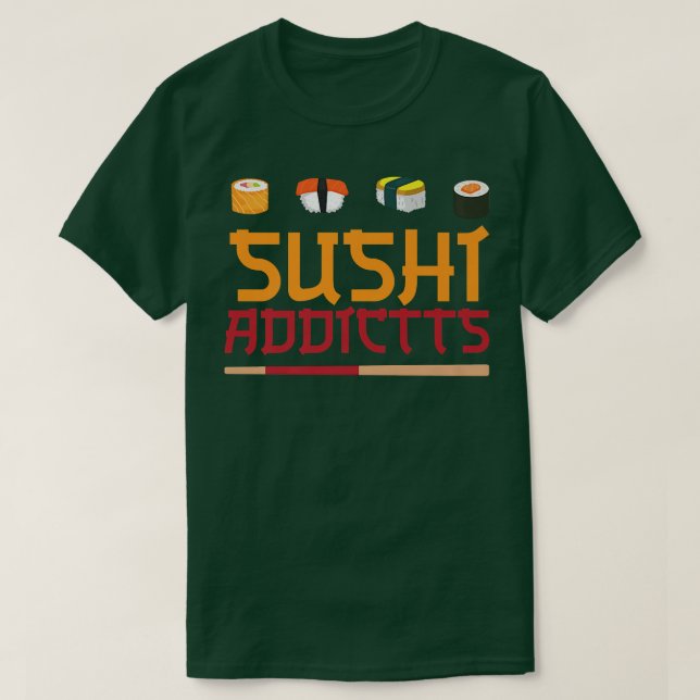 Camiseta Sushi adicta a Kawaii japonés gracioso amante del  (Diseño del anverso)
