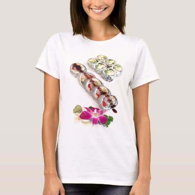 Camiseta Sushi California Rolls (Anverso)