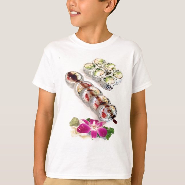 Camiseta Sushi California Rolls (Anverso)