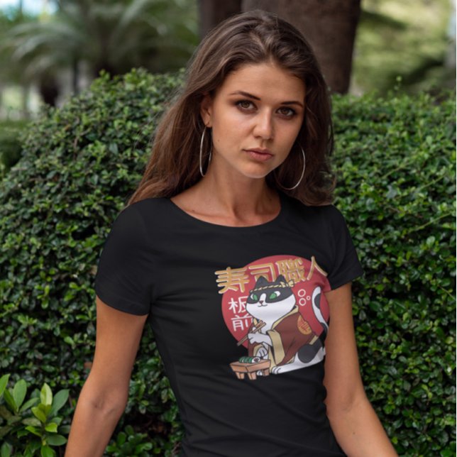 Camiseta Sushi Cat Chef (Subido por el creador)
