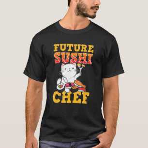 Camiseta Sushi Cat Future Sushi Chef