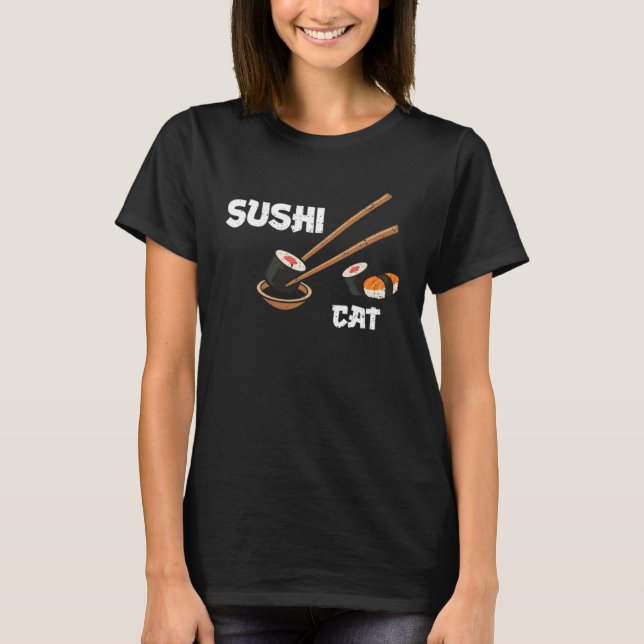 Camiseta Sushi Cat Sushi Sayings (Anverso)