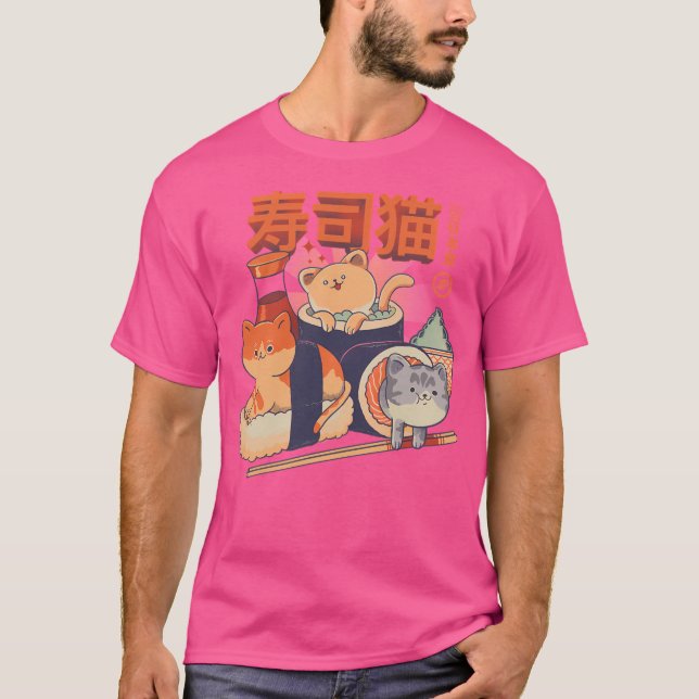 Camiseta Sushi Cats (Anverso)