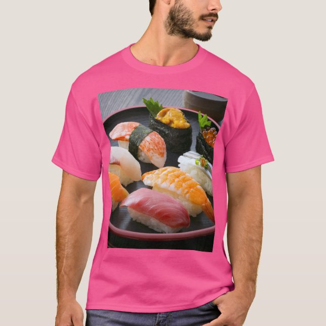 Camiseta Sushi Circle – Japanese Round Dance (Anverso)
