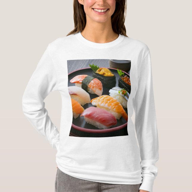 Camiseta Sushi Circle – Japanese Round Dance (Anverso)