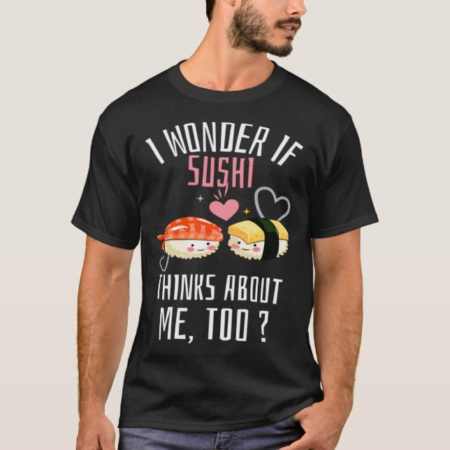Camiseta Sushi comida rápida japonesa de comida rápida de s (Anverso)