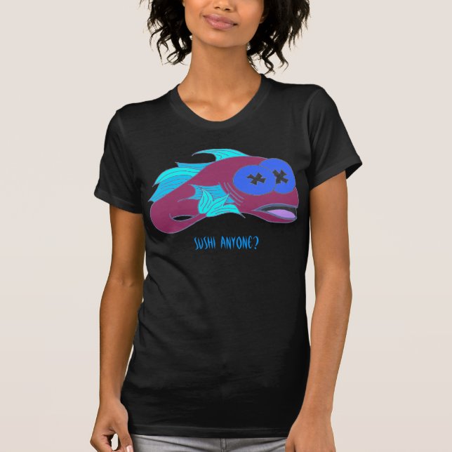 Camiseta ¿Sushi cualquier persona? (Anverso)