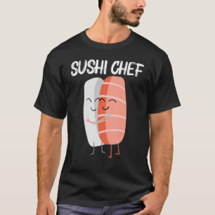 Camiseta Sushi Curso Para Hombres Cocina Japonesa