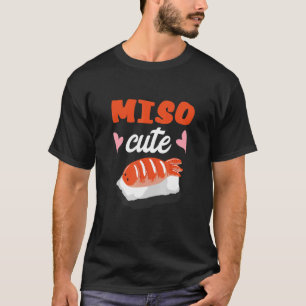 Camiseta Sushi cutto miso comida asiática sushi japonés mar