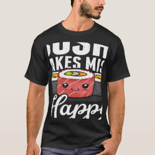 Camiseta Sushi da alegría a la comida japonesa