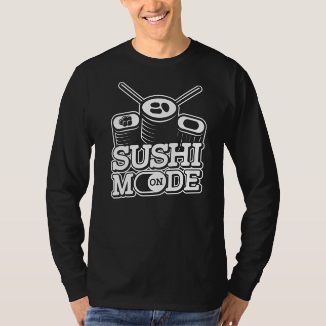 Camiseta Sushi de comida japonesa asiática (Anverso)