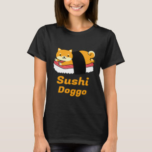 Camiseta Sushi Doggo - Shiba Inu - Gracioso