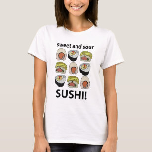 Camiseta Sushi Dulce y Agrio Sushi 