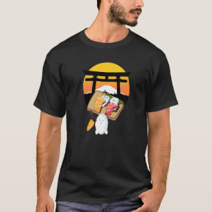 Camiseta Sushi Durmiente Divertido Para Hombres Japoneses P