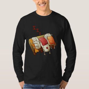 Camiseta Sushi durmiente gracioso se fue con el Fiesta de P