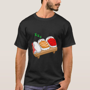 Camiseta Sushi durmiente gracioso se fue con el Fiesta de P