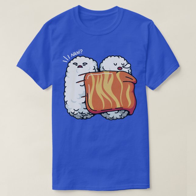 Camiseta Sushi durmiente por Tobe Fonseca (Diseño del anverso)