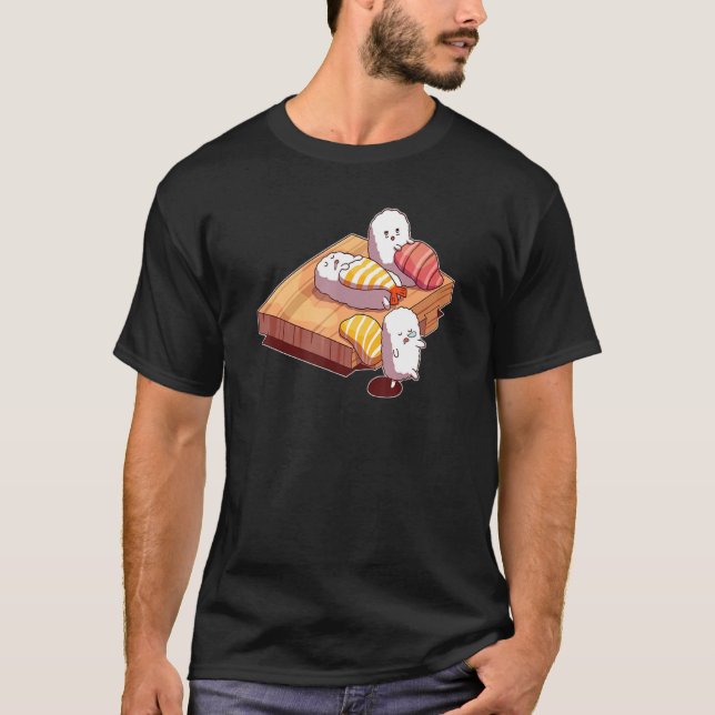 Camiseta Sushi durmiente, sushi sonámbulo (Anverso)