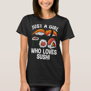 Camiseta Sushi Guay Para Mujeres Chicas Adolescentes Sushi