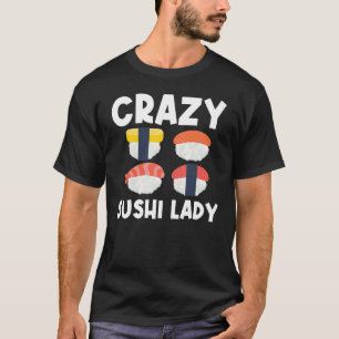 Camiseta Sushi Guay Para Mujeres Mamá Japonesa Sashimis Sea