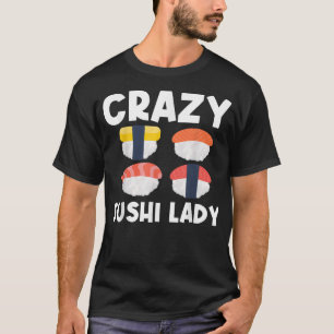 Camiseta Sushi Guay Para Mujeres Mamá Japonesa Sashimis Sea
