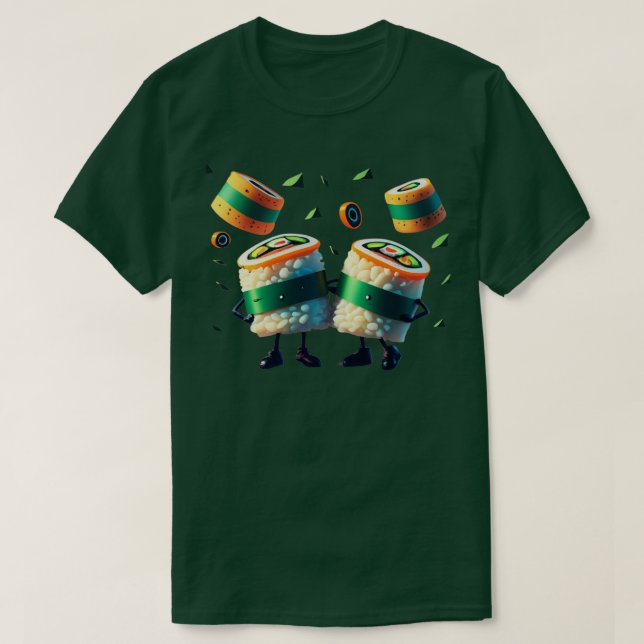 Camiseta Sushi Hug 1 (Diseño del anverso)