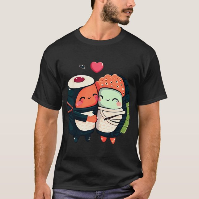 Camiseta Sushi Hug Salsa de Soja Japonesa (Anverso)