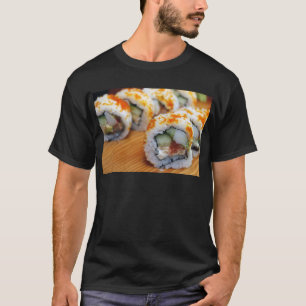 Camiseta Sushi Japonés Delicioso Comida Asiática Sabroso