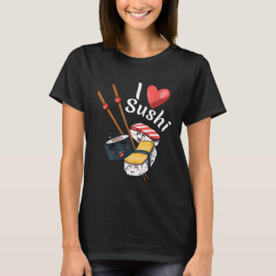 Camiseta Sushi Japonés Moderno Único Sashimi Soja Me Encant