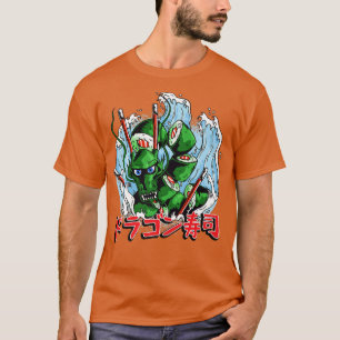 Camiseta Sushi Kaiju Dragon Japan Manga Anime Fans 