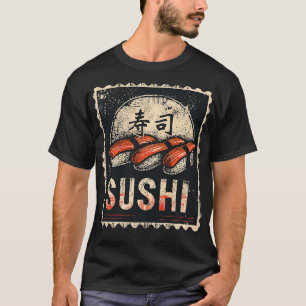 Camiseta Sushi Kanji Japonés Letters Streetwear Foodie Ota