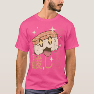 Camiseta Sushi Kawaii Comida japonesa Japón Gráfico curado