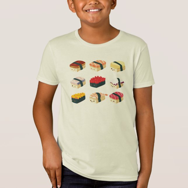 Camiseta Sushi lindo (Anverso)