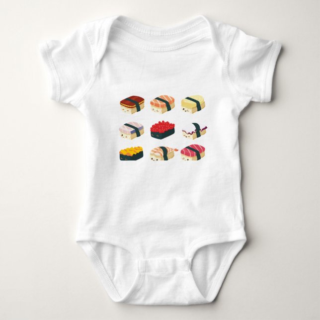 Camiseta Sushi lindo (Anverso)