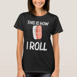 Camiseta Sushi Lindo Para Hombres Mujeres Comida Japonesa