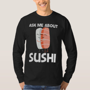 Camiseta Sushi Lindo Para Hombres Mujeres Comida Japonesa