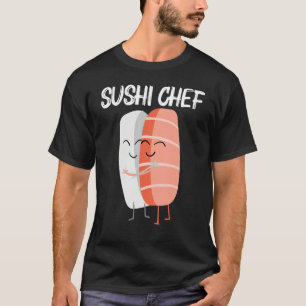 Camiseta Sushi Lindo Para Hombres Mujeres Comida Japonesa