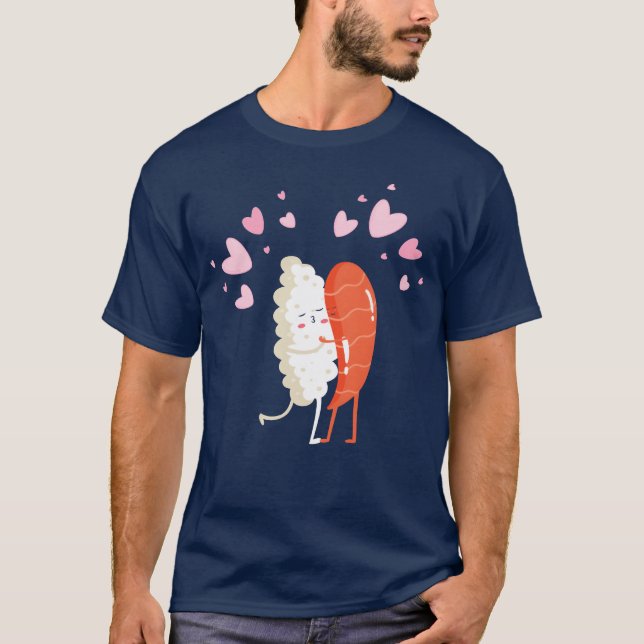 Camiseta sushi love family (Anverso)