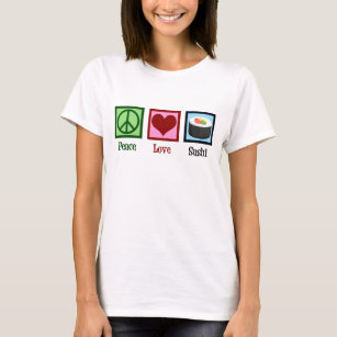 Camiseta Sushi Love Peace