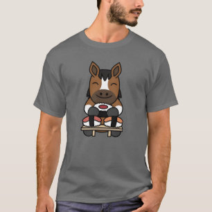 Camiseta Sushi Lover Horse amigo