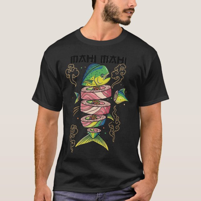 Camiseta Sushi Mahi Mahi (Anverso)