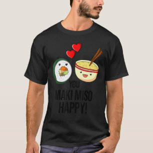Camiseta Sushi Maki Comida japonesa diciendo 'Soy Wasabi'