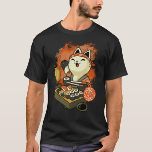 Camiseta Sushi Master Cat Sweatshirt