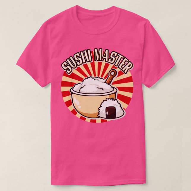 Camiseta Sushi Master Cocina japonesa Chef japonés (Diseño del anverso)