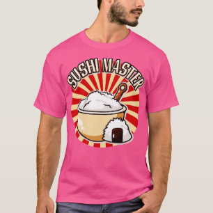 Camiseta Sushi Master Cocina japonesa Chef japonés