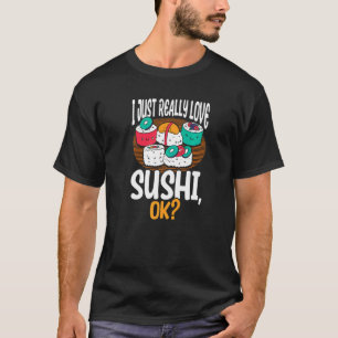Camiseta Sushi, me gusta mucho el sushi