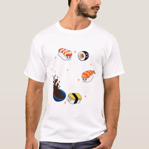 Camiseta Sushi me hace feliz